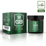George Botanicals CBD Lip Balm Green Packing and Green Tub